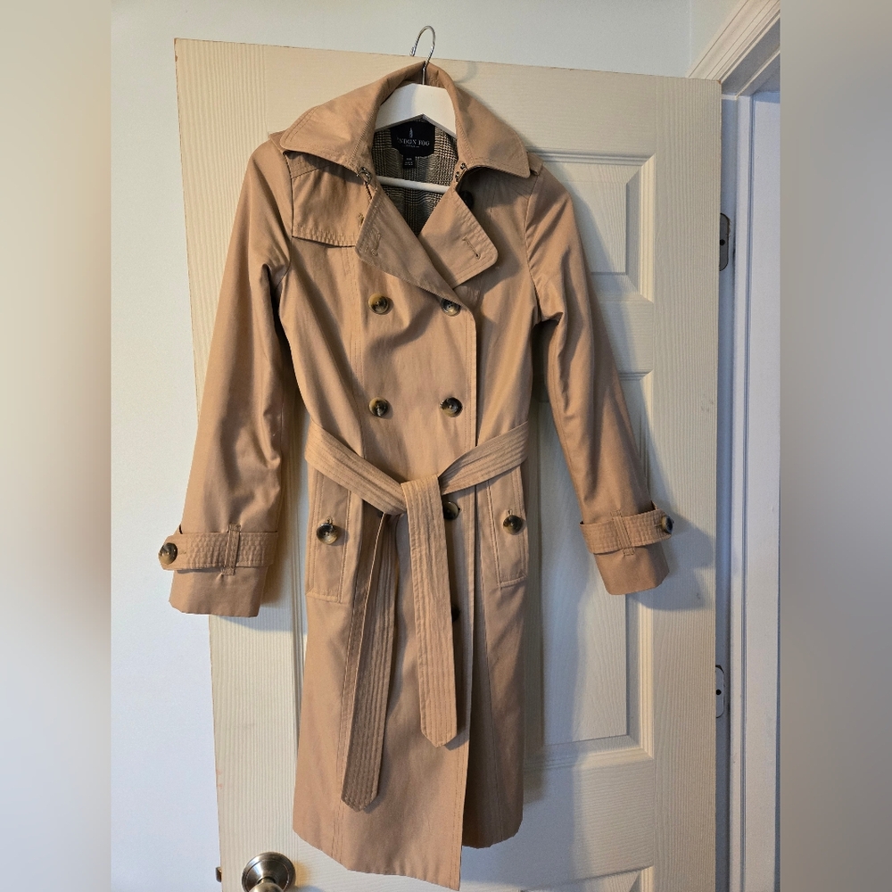 London Fog Classic Tan Trench Coat